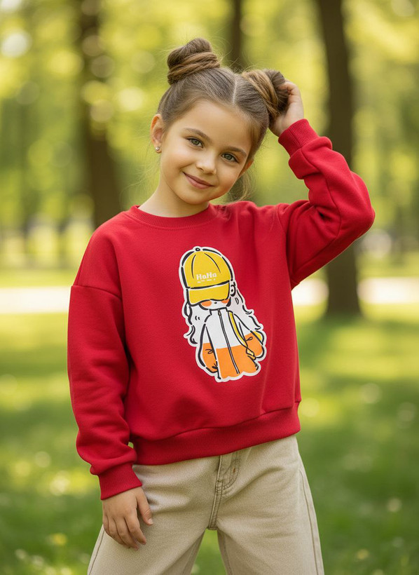 بلوز طرح کلاه کپ قرمز