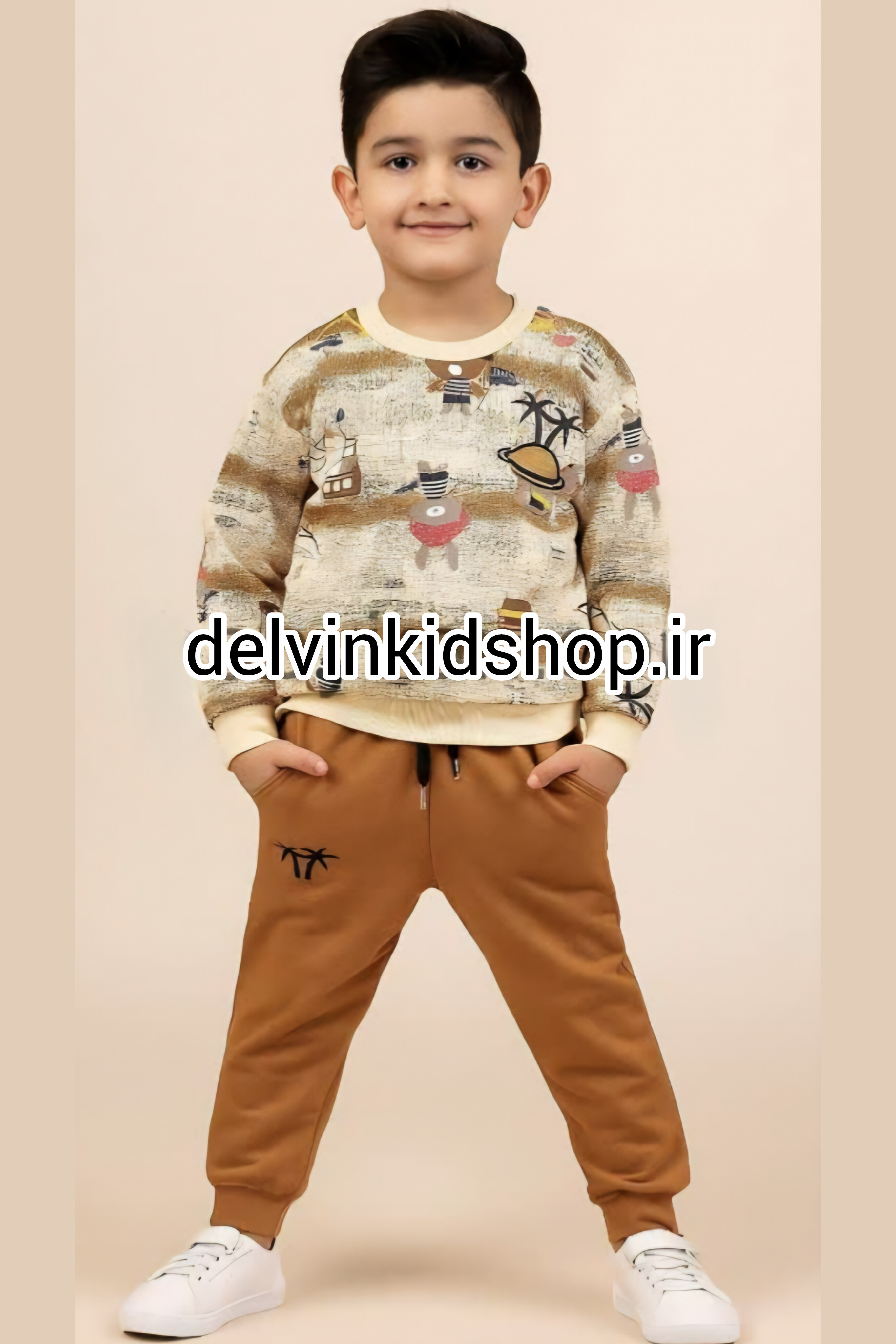 بلوز و شلوار پسرانه جنس پنبه دورس سایز ۳۵